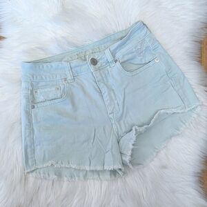 American Eagle Stretch Minty Light Blue Shorts